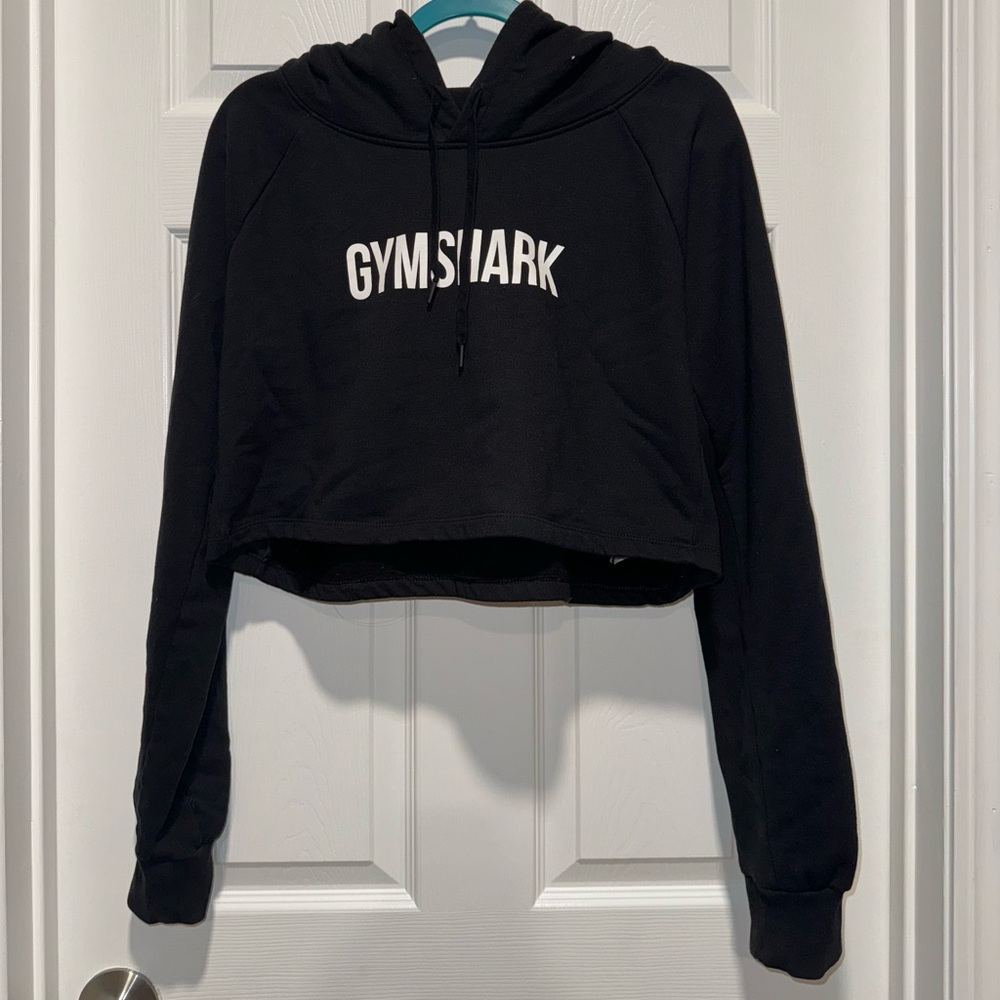 Gymshark Training Cropped Hoodie - Black